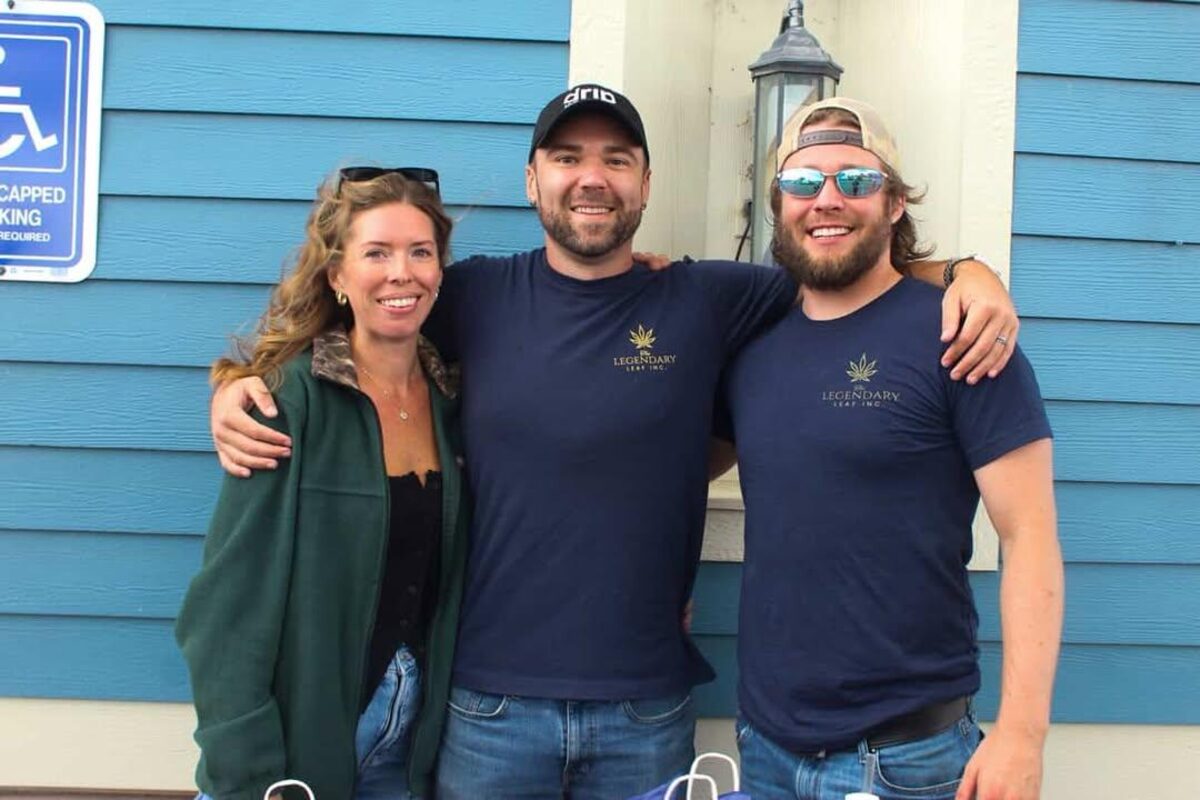 The Legendary Leaf team — Tahler, Eric, and Brett